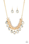 Paparazzi Accessories - All Toget-HEIR Now - Gold Necklace