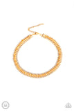 Paparazzi Accessories - Empo-HER-ment - Gold Choker/Necklace