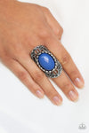 Paparazzi Accessories - Drama Dream - Blue Ring