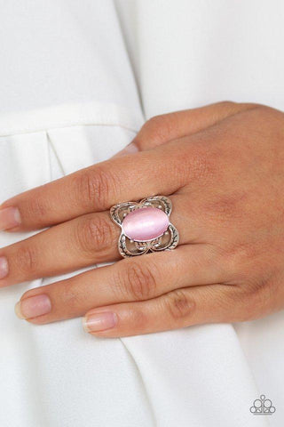Go For Glow - Pink Ring - Paparazzi Accessories