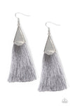 Paparazzi Accessories - In Full PLUME - Silver Earring