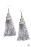 Paparazzi Accessories - In Full PLUME - Silver Earring