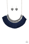 Paparazzi Accessories - Might and MANE - Blue Necklace