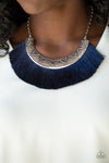 Paparazzi Accessories - Might and MANE - Blue Necklace