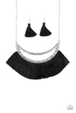 Paparazzi Accessories  - The MANE Event - Black Necklace