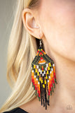 Paparazzi Accessories - Boho Blast - Green Earring