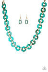 Paparazzi Accessories - Fashionista Fever - Blue Necklace