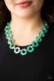 Paparazzi Accessories - Fashionista Fever - Blue Necklace