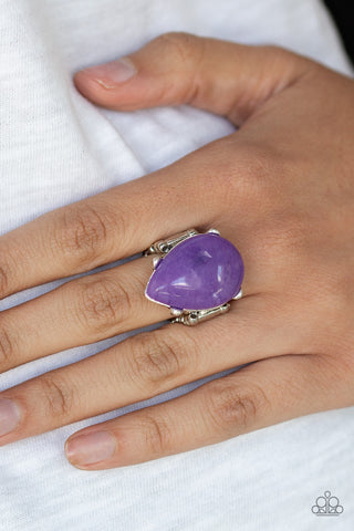 Paparazzi Accessories - Mojave Minerals - Purple Ring