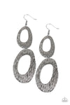 Paparazzi Accessories - Ive SHEEN It All - Black Earring