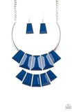 Paparazzi Accessories - Lions, TIGRESS, and Bears - Blue Necklace