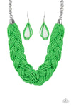 Paparazzi Accessories - The Great Outback - Green Necklace