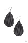 Paparazzi Accessories  -  Natural Resource Black Earring