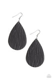 Paparazzi Accessories  -  Natural Resource Black Earring