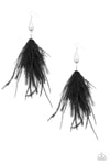 Paparazzi Accessories - Showgirl Showcase - Black Earring