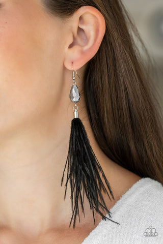 Paparazzi Accessories - Showgirl Showcase - Black Earring