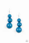 Paparazzi Accessories - Material World - Blue Earrings