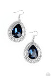 Paparazzi Accessories - All Rise For Her Majesty - Blue Earring