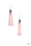 Paparazzi Accessories - Make Room For Plume - Pink Earring