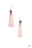 Paparazzi Accessories - Make Room For Plume - Pink Earring