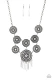 Paparazzi Accessories  -  Modern Medalist Silver Necklace