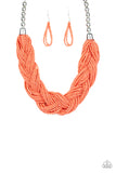 Paparazzi Accessories - The Great Outback - Orange Necklace