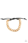 Paparazzi Accessories  - Renegade - Gold Bracelet