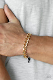 Paparazzi Accessories  - Renegade - Gold Bracelet