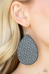 Paparazzi Accessories  - Teardrop Trend - Silver Earring