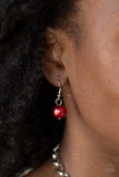 Paparazzi Accessories - One-Way WALL STREET - Red Necklace