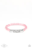 Paparazzi Accessories  - She Did - Pink Bracelet