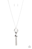 Very Fort-YOU-nate - Silver Necklace - Paparazzi Accessories
