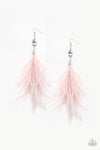 Showgirl Showcase - Pink Earring - Paparazzi Accessories