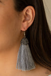 Paparazzi Accessories  - Razzle Riot - Silver Earring