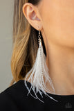 Paparazzi Accessories - Showstopping Showgirl - White Earring