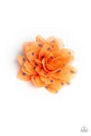 Paparazzi Accessories - Dot Dot Dot - Orange Hair Clip