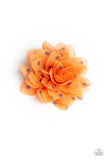 Paparazzi Accessories - Dot Dot Dot - Orange Hair Clip