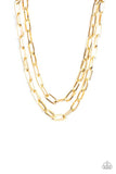 Make A CHAINge - Gold - Paparazzi Accessories