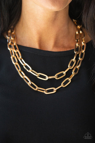 Make A CHAINge - Gold - Paparazzi Accessories