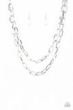 Paparazzi Accessories - Make A CHAINge - Silver Necklace