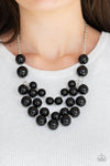 Paparazzi Accessories  -  Miss Pop-YOU-larity - Black Necklace