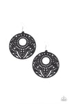 Paparazzi Accessories - Mandala Mambo - Black Earring