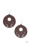 Paparazzi Accessories - Mandala Mambo - Brown Earring