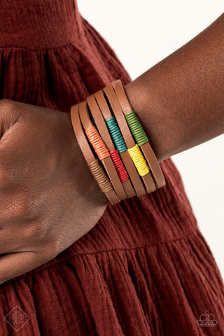 Paparazzi Accessories - Country Colors - Multi Bracelet