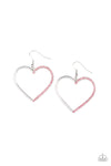 Paparazzi Accessories - First Date Dazzle - Pink Earring