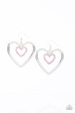 Paparazzi Accessories - Heart Candy Couture - Pink Earrings