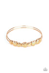 Paparazzi Accessories  - Totally Tenderhearted - Gold Bracelet