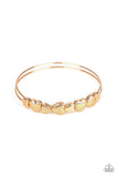 Paparazzi Accessories  - Totally Tenderhearted - Gold Bracelet