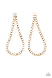 Paparazzi Accessories - Diamond Drops - Gold Earring