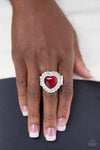 Paparazzi Accessories - Lovely Luster - Red Ring